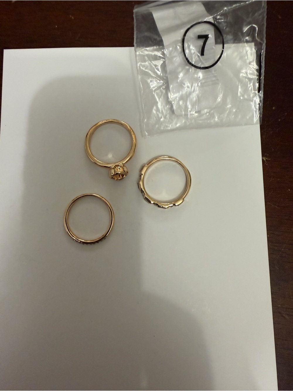 Gold Stackable Women’s Ring Set - Unbranded